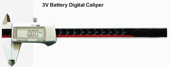 Inch Metric 3V Battery Digital Caliper 150/200/300mm