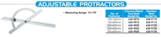 Adjustable Protractors 10-170 °